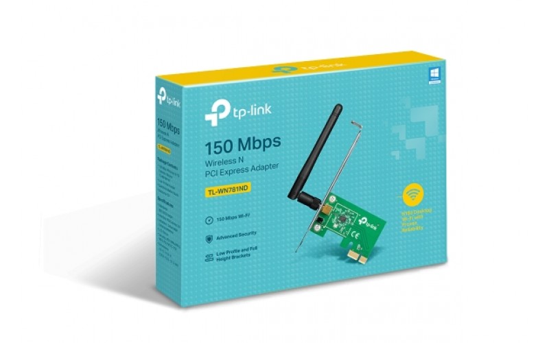 TP LINK PCIE X1 TO WIFI CARD (TL-WN781ND) 150 MBPS