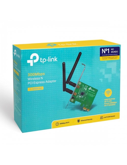 TP LINK PCI E X1 TO WIFI CARD (TL-WN881ND) 300 MBPS
