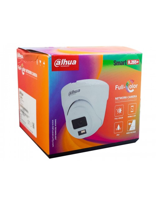 DAHUA IP DOME 2MP NIGHT COLOUR (HDW1239T2LED) 2.8MM SILVER