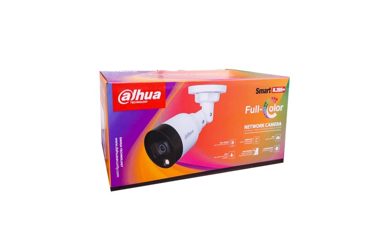 DAHUA IP BULLET 4MP NIGHT COLOUR (HFW1439TL2ALED) 3.6MM WITH AUDIO SILVER