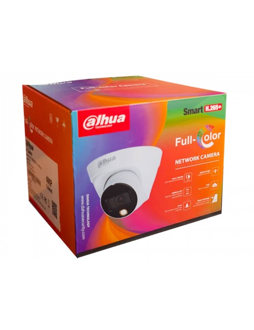 DAHUA IP DOME 4MP NIGHT COLOUR (HDW1439T1PA) 3.6MM BUILT IN MIC e