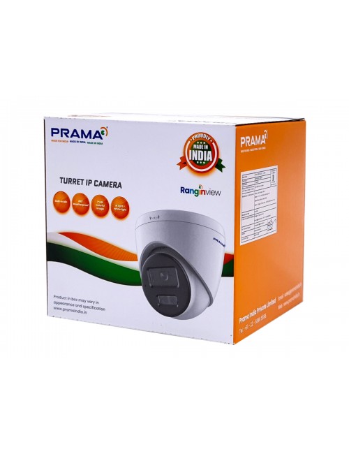 PRAMA IP DOME 2MP (123D1 LIUD2) 2.8MM BUILT IN MIC WITH DUAL LIGHT