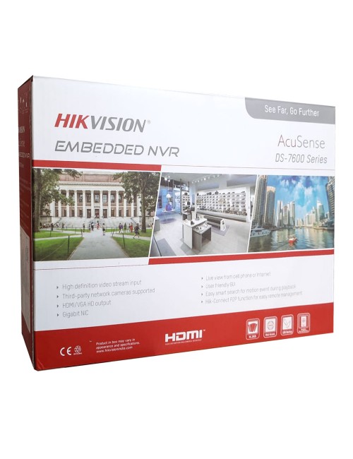 HIKVISION IP NVR 4CH (DS 7604NXI K1) WITH ACUSENSE 4K