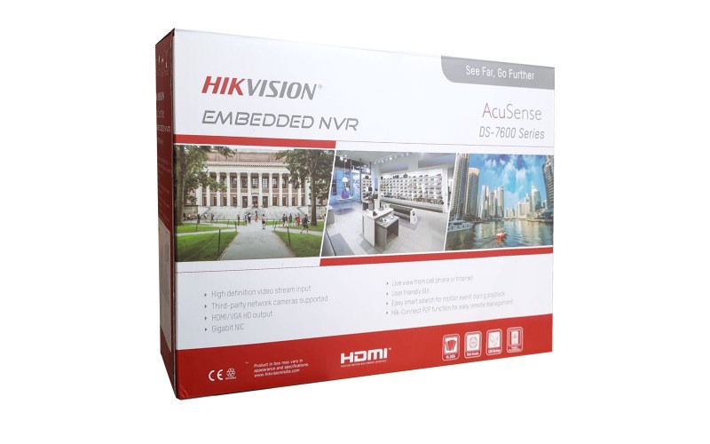 HIKVISION IP NVR 16CH (DS 7616NXI K1) WITH ACUSENSE 4K