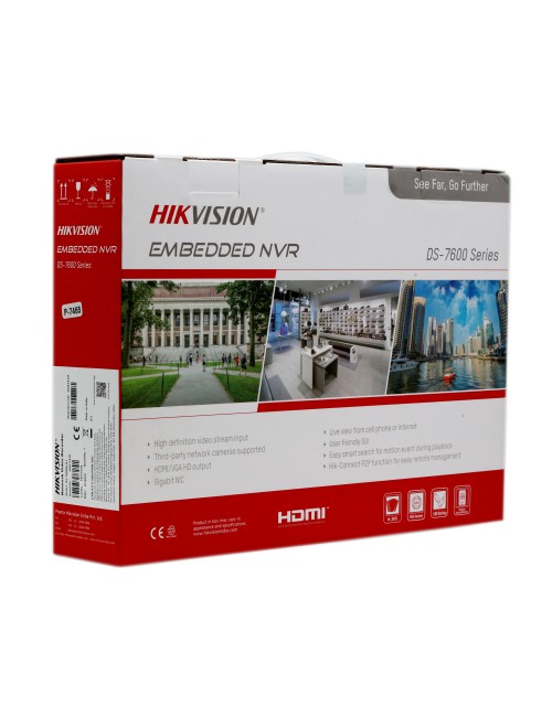 HIKVISION IP NVR 8CH (7608NIK1) 4K UP TO 8MP