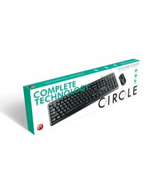 CIRCLE KEYBOARD MOUSE COMBO WIRED PS2 C41