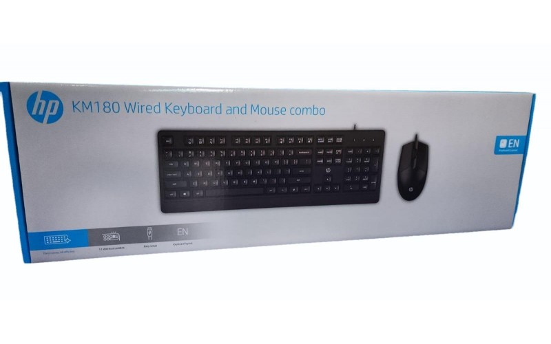 HP KEYBOARD MOUSE COMBO WIRED KM180 
