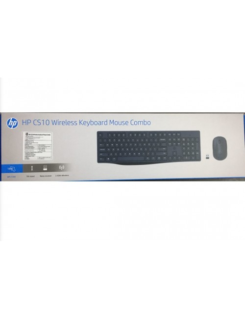 HP KEYBOARD MOUSE COMBO WIRELESS (CS10) (7YA13PA)