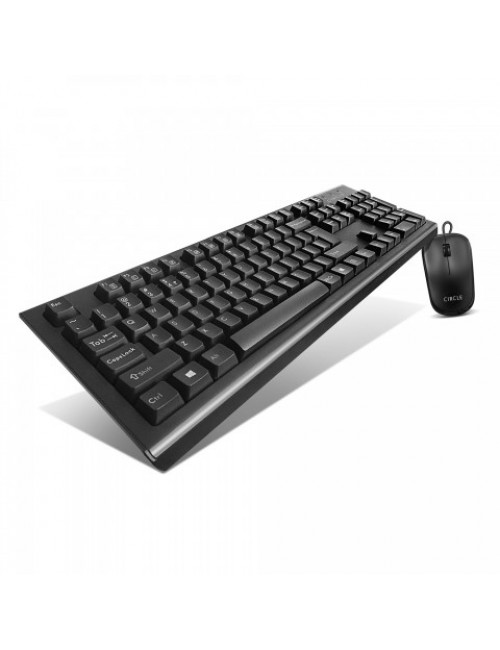 CIRCLE KEYBOARD MOUSE COMBO WIRED USB C50 (3 YEARS)