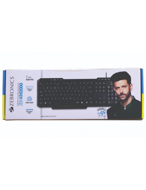 ZEBRONICS KEYBOARD USB ZEB KM2000