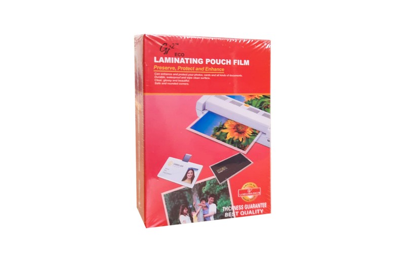 LAMINATION POUCH FILM 125 MICRON (70mmx100mm) PACK OF 100