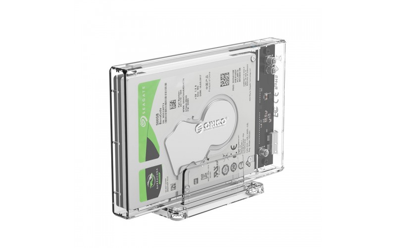 ORICO SSD SATA CASING 2.5" 3.0 2159U3 (TRANSPARENT) 