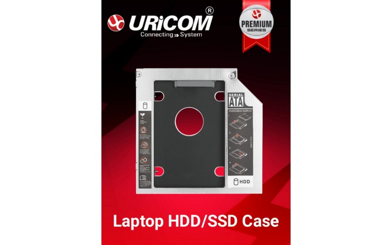 URICOM LAPTOP SATA SECOND HDD CADDY (9.5mm)