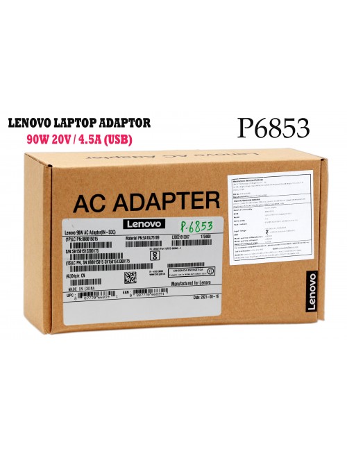 LENOVO LAPTOP ADAPTOR 90W 20V / 4.5A (USB)