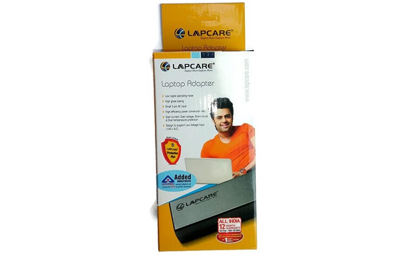 LAPCARE LAPTOP ADAPTOR 65W 18.5V / 3.5A 