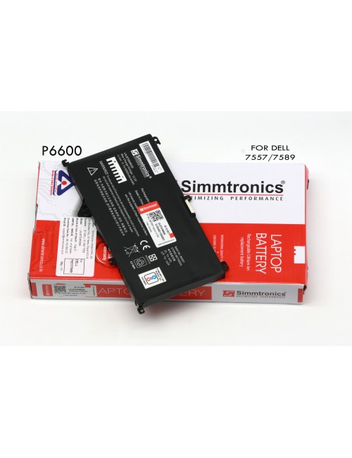SIMMTRONICS LAPTOP BATTERY FOR DELL 7559 | 7567 | 71JF4 (6 CELL 74W)