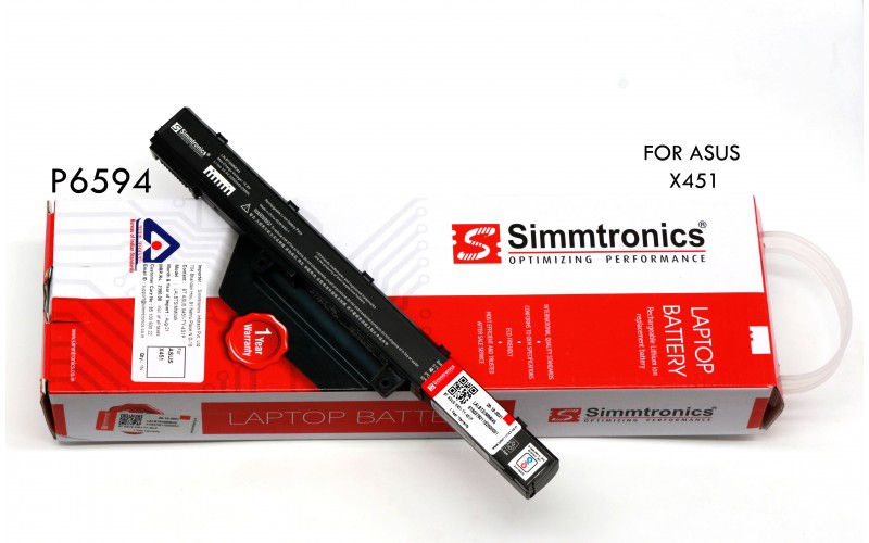 SIMMTRONICS LAPTOP BATTERY FOR ASUS X451
