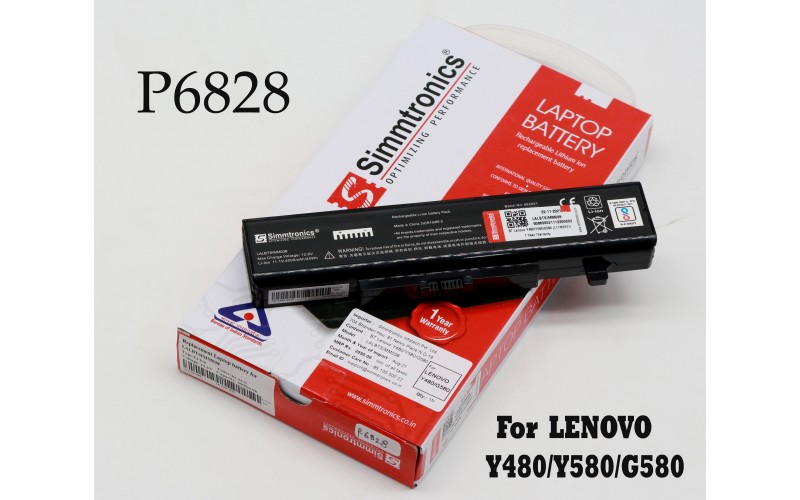 SIMMTRONICS LAPTOP BATTERY FOR LENOVO G580 Y480