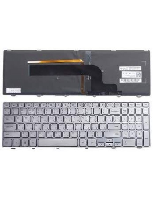 LAPTOP KEYBOARD FOR DELL INSPIRON 15 7537 (WITH BACKLIGHT) SILVER