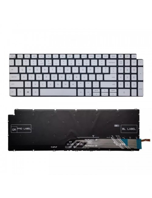 LAPTOP KEYBOARD FOR DELL INSPIRON 5584 (WITH BACKLIGHT) SILVER