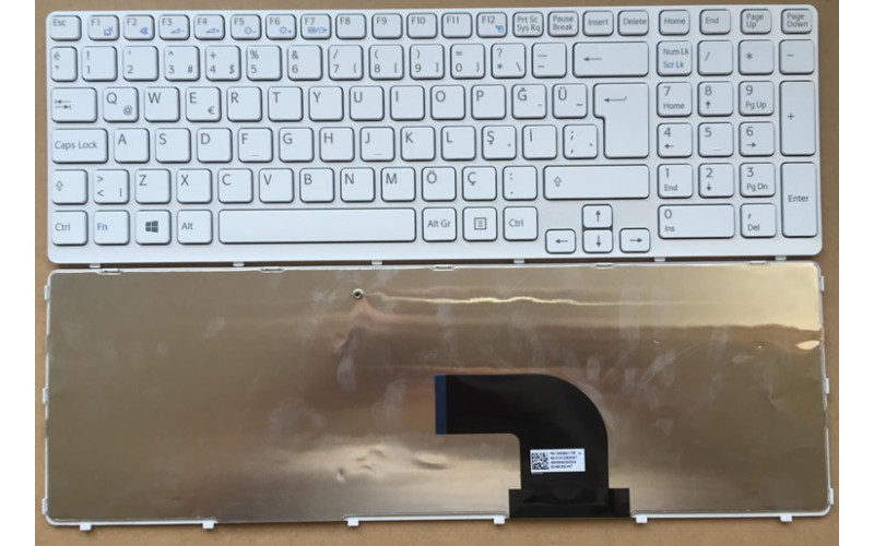 LAPTOP KEYBOARD FOR SONY SVE 15 WHITE