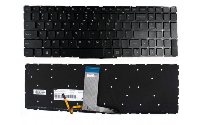 LAPTOP KEYBOARD FOR LENOVO IDEAPAD 500 15ISK (WITH BACKLIGHT)