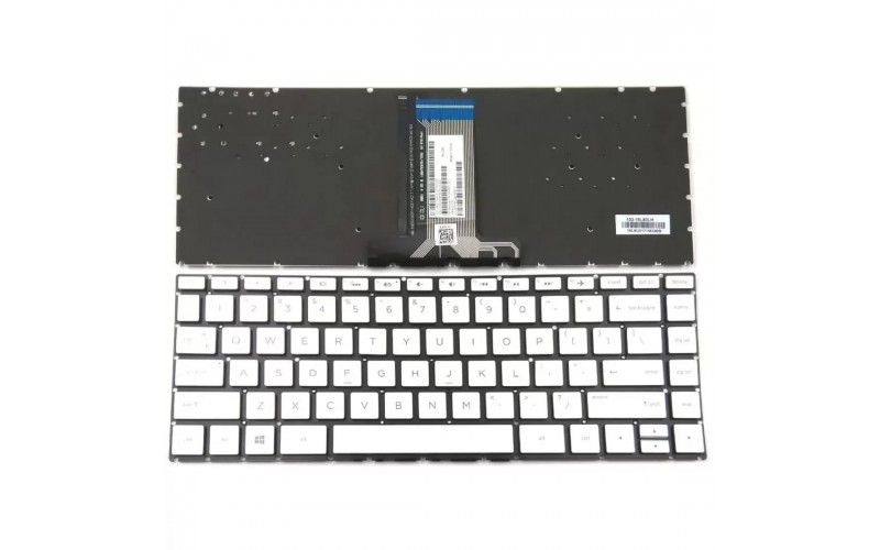 LAPTOP KEYBOARD FOR HP PAVILION 14BS SILVER (WITH BACKLIT)