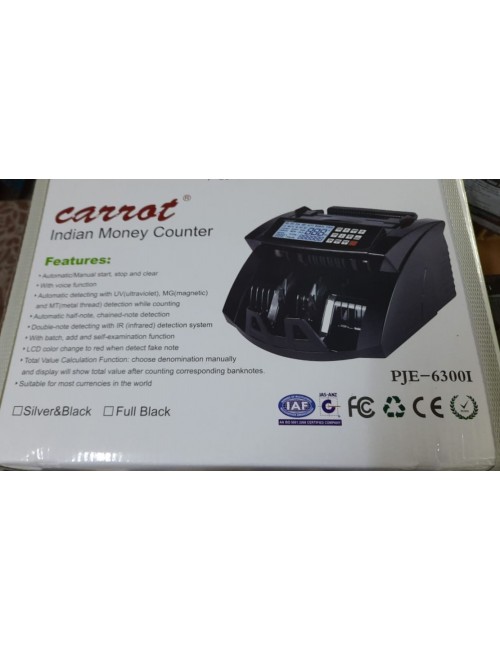 CARROT INDIAN  MONEY COUNTER PJE 6300I