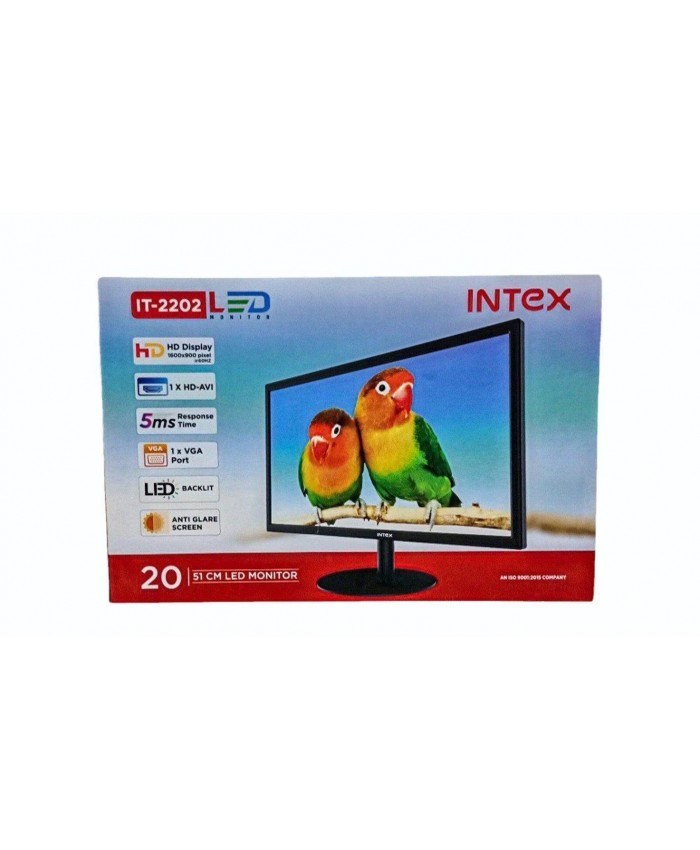 INTEX LED 20” IT-2202 HDMI | VGA BACKLIT IPS PANAL