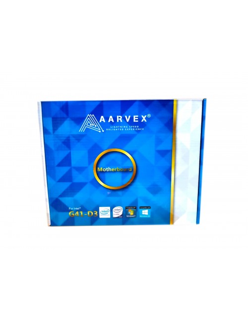 AARVEX MOTHERBOARD 41 (G41D3) DDR3 (FOR INTEL)