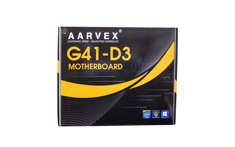 AARVEX MOTHERBOARD 41 (G41D3) DDR3 (FOR INTEL C2D GEN)