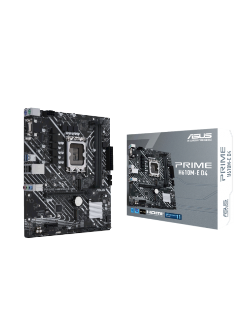 ASUS MOTHERBOARD 610 (PRIME H610M E D4) DDR4 (FOR INTEL)