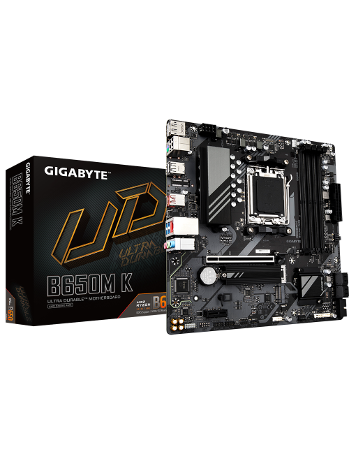 GIGABYTE MOTHERBOARD 650 (B650M K) DDR5 (FOR AMD) MICRO ATX PCIE 4.0