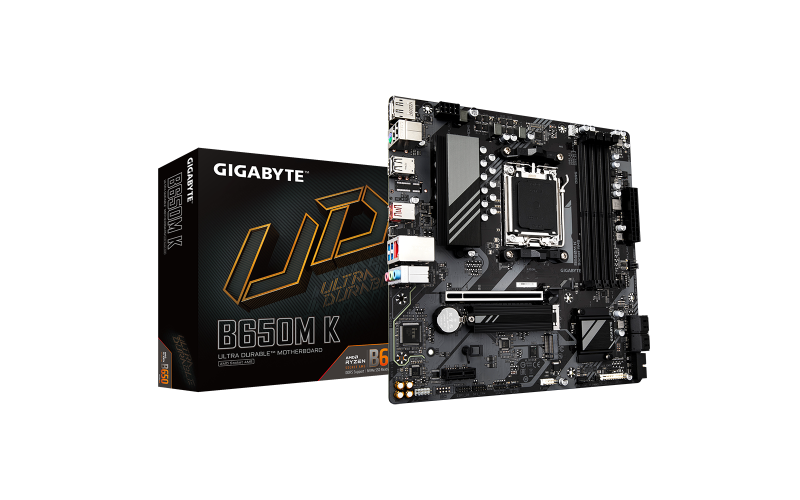 GIGABYTE MOTHERBOARD 650 (B650M K) DDR5 (FOR AMD) MICRO ATX PCIE 4.0