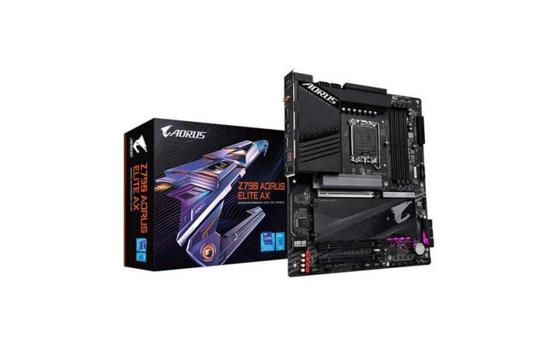 GIGABYTE MOTHERBOARD 790 (Z790M AORUS ELITE AX) (FOR INTEL 12th | 13th | 14th ) PCIE 5.0