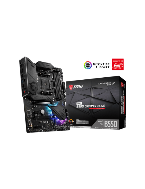 MSI MOTHERBOARD 550 (MPG B550 GAMING PLUS) (FOR AMD)