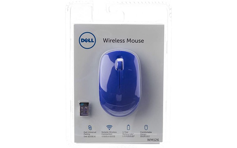 Dell Mouse Wireless Wm126 Blue