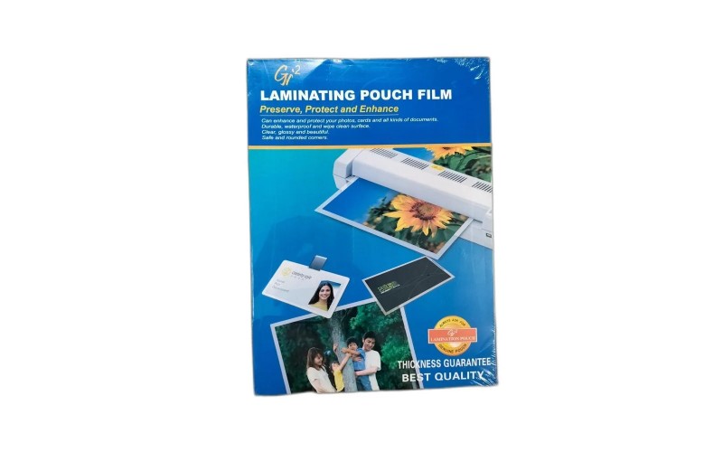 LAMINATION POUCH FILM 80 MICRON (225mmx310mm) PACK OF 100