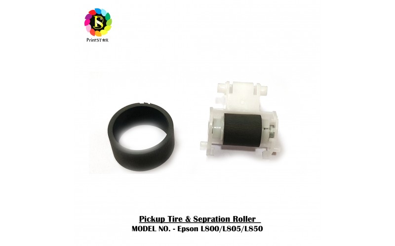 PRINT STAR PICKUP TIRE & SEPERATION ROLLER FOR EPSON L800 | L805 | L850