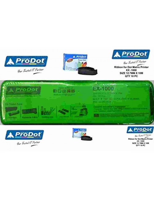 PRODOT RIBBON 12.7MM X 10M (EX1000)