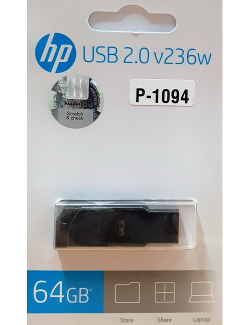 HP PENDRIVE 64GB 2.0 (V236W)
