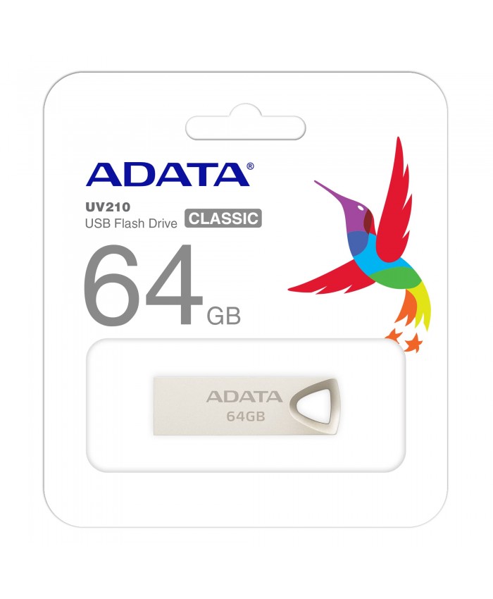 ADATA PENDRIVE 64GB 2.0 METAL UV210