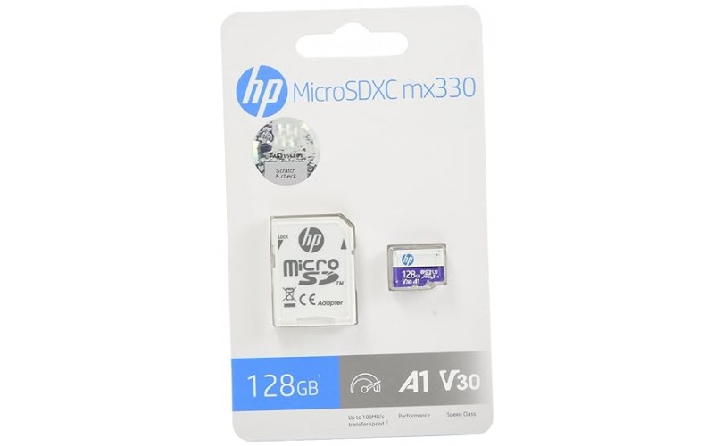 HP MICRO SDXC 128GB MEMORY CARD MX330 V30