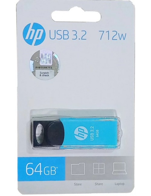 HP PENDRIVE 64GB 3.2 712W PLASTIC