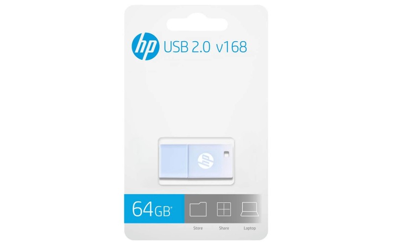HP PENDRIVE 64GB 2.0 (V168) PLASTIC