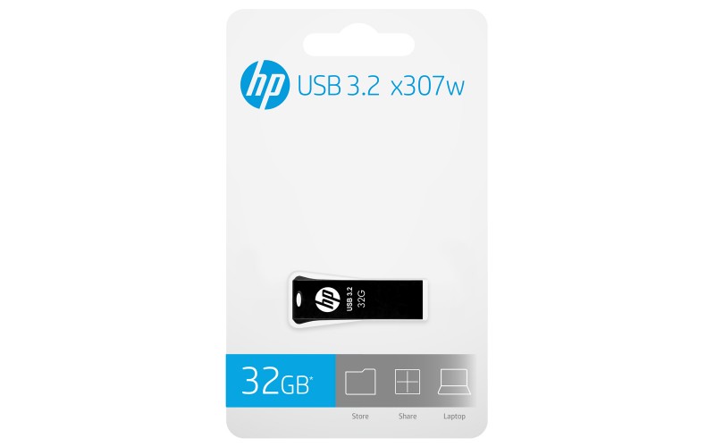 HP PENDRIVE 32GB 3.2 (X307W) PLASTIC
