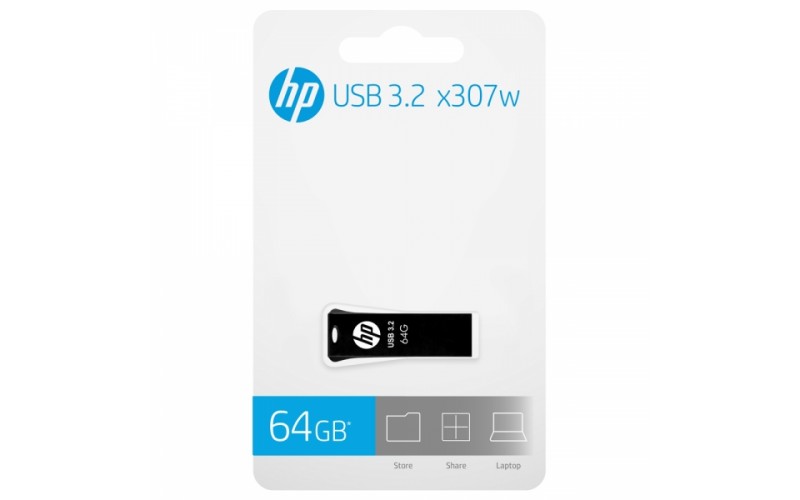 HP PENDRIVE 64GB 3.2 (X307W) PLASTIC