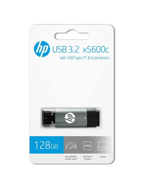 HP PENDRIVE 128GB OTG TYPE C X5600C 3.2 USB
