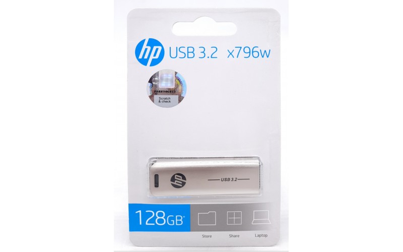 HP PENDRIVE 128GB 3.2 (X796W) METAL
