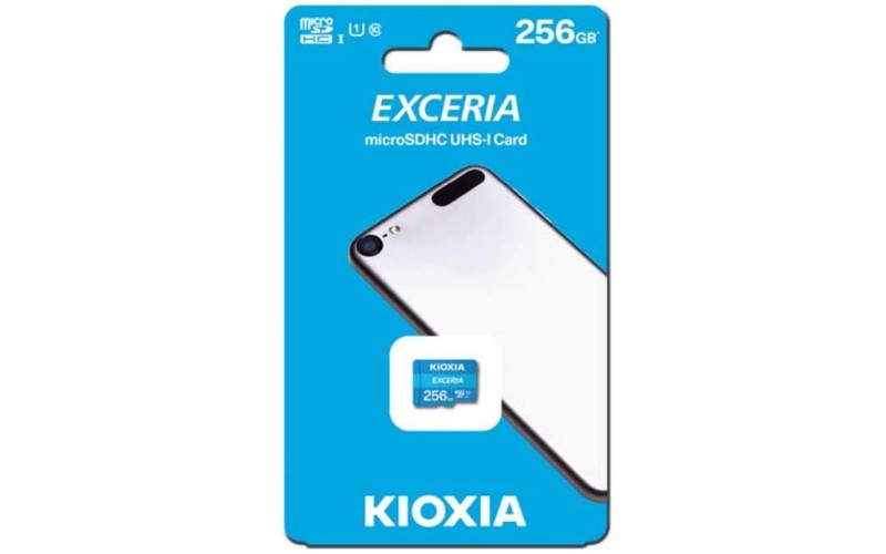KIOXIA MICRO SD 256GB R100 U1 CLASS10 (5 YEARS)